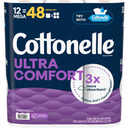 Kimberly-Clark Professional Ultra Comfort Toilet Paper - 2 Ply - White - Paper, Fiber - 12 / Pack