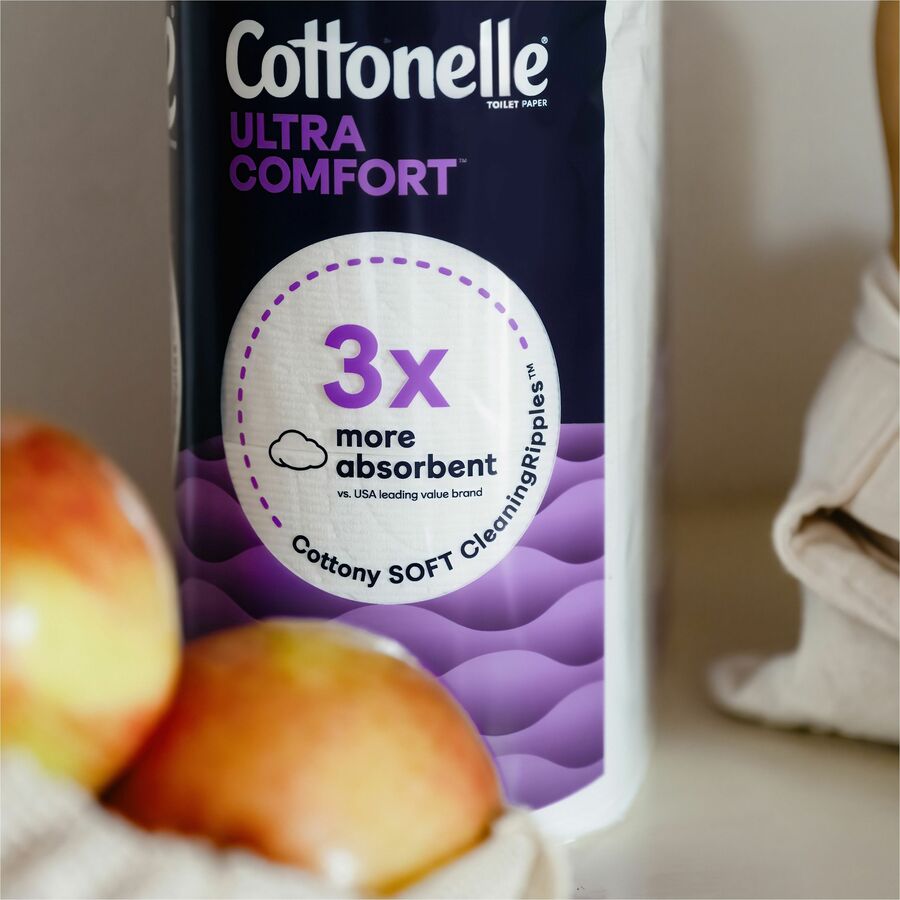 Kimberly-Clark Professional Ultra Comfort Toilet Paper - 2 Ply - White - Paper, Fiber - 12 / Pack