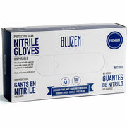 Remcoda Extra-Strength Nitrile Gloves - 4 mil Thickness - Chemical Protection - Medium Size - For Right/Left Hand - Nitrile - Blue - Durable, Comfortable, Extra Strength, Snug Fit, Chemical Resistant, Latex-free - 100 / Box