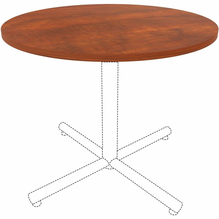 Lorell Hospitality/Conference Tabletop - x 1" Thickness x 36" Diameter - Band Edge - Cherry Table Top - For Reception Area, Conference Table, Breakroom, Lobby, Meeting, Office - 1 Each
