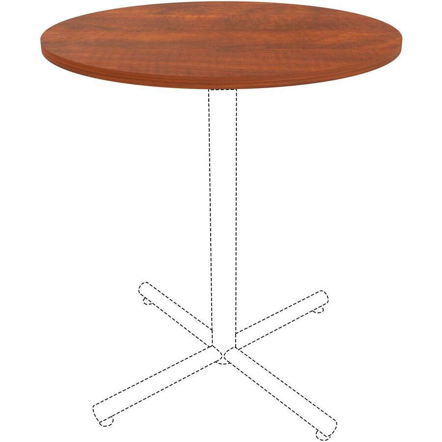 Lorell Hospitality/Conference Tabletop - x 1" Thickness x 36" Diameter - Band Edge - Cherry Table Top - For Reception Area, Conference Table, Breakroom, Lobby, Meeting, Office - 1 Each