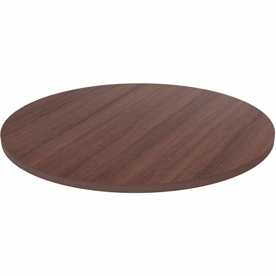 Lorell Hospitality/Conference Tabletop - x 1" Thickness x 36" Diameter - Band Edge - Espresso Table Top - Sturdy - For Reception Area, Conference Table, Breakroom, Lobby, Meeting, Office - 1 Each