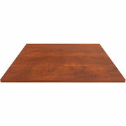 Lorell Essentials Hospitality/Conference Tabletop, 42" x 42" x 1", Square, Cherry Laminate, Band Edge, 1 Each