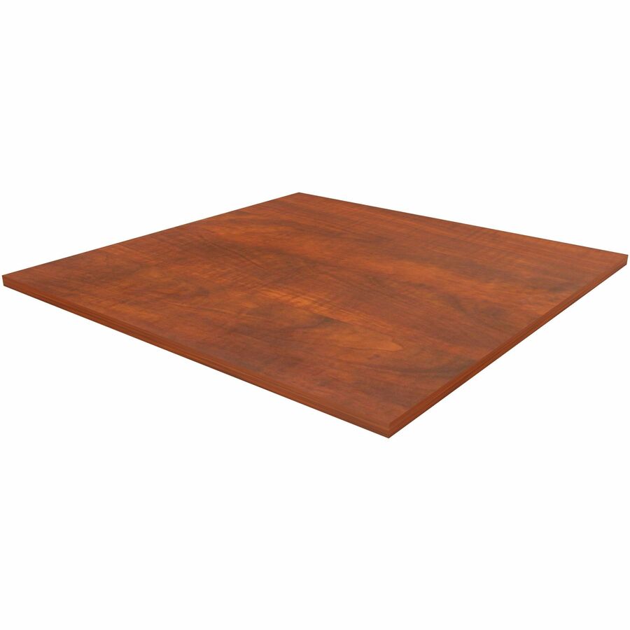 Lorell Essentials Hospitality/Conference Tabletop, 42" x 42" x 1", Square, Cherry Laminate, Band Edge, 1 Each