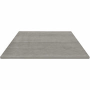 Lorell Essentials Hospitality/Conference Tabletop, Square, 42" x 42" x 1", Band Edge, Weathered Charcoal, Laminate, 1 Each