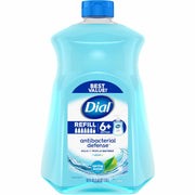 Dial Antibacterial Defense Liquid Hand Soap, Spring Water Scent, 1.63 Quart, Pump Dispenser, Blue, 1 Each, Cruelty-free, Paraben-free, Phthalate-free, Silicone-free, pH Balanced, Sulfate-free, Recycled