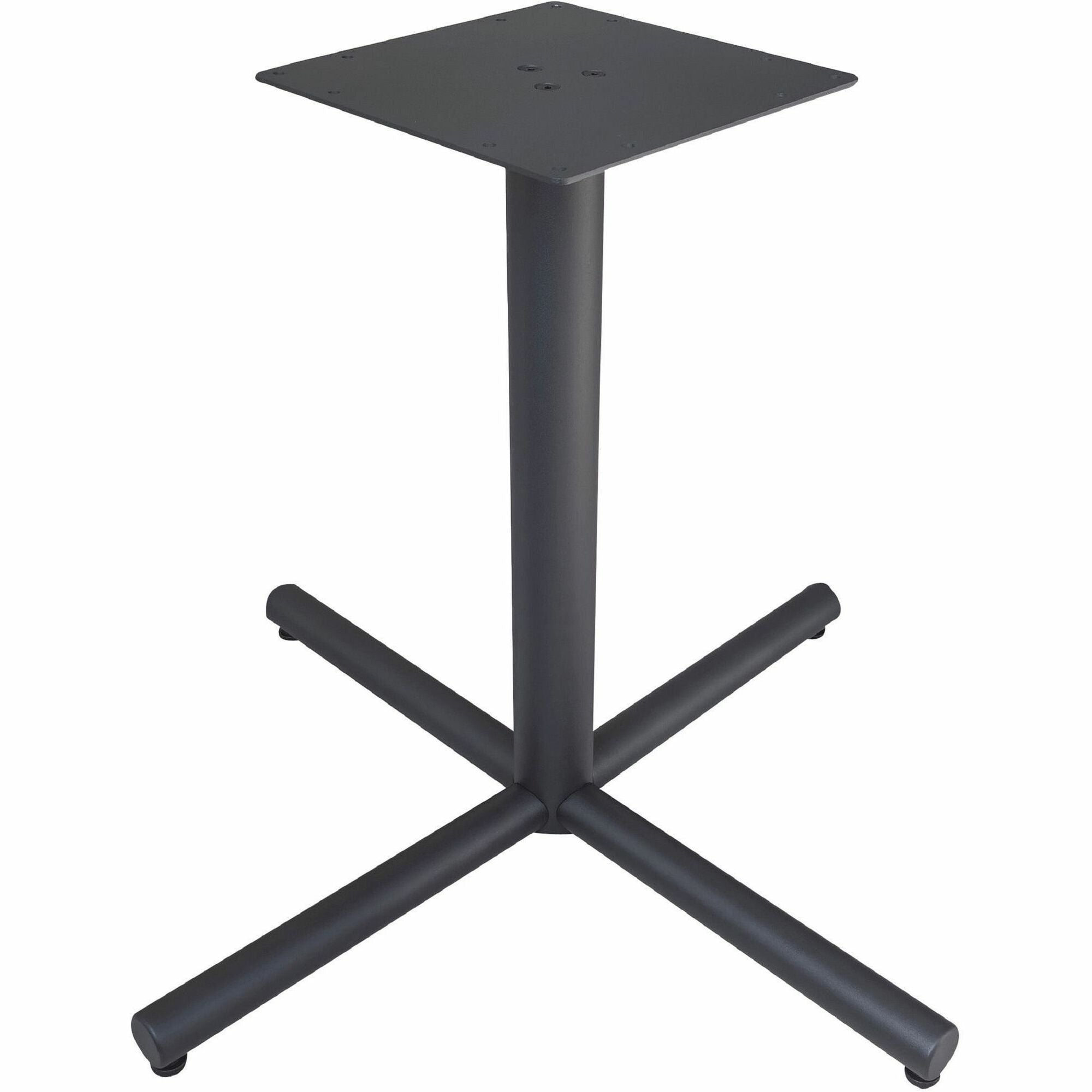 Lorell Essentials Hospitality/Conference X-Base, 30" Height x 45" Width, Sturdy Metal, Black, Includes Mounting Hardware, 1 Each