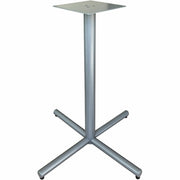 Lorell Hospitality/Conference X-Base, Silver Metal, 40.8" Height x 45" Width, Sturdy, Includes Mounting Hardware, 1 Each