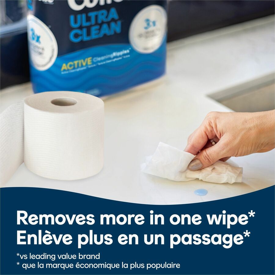 Kimberly-Clark Professional Ultra Clean Toilet Paper, 1 Ply, White, Paper/Fiber, 24 Pack