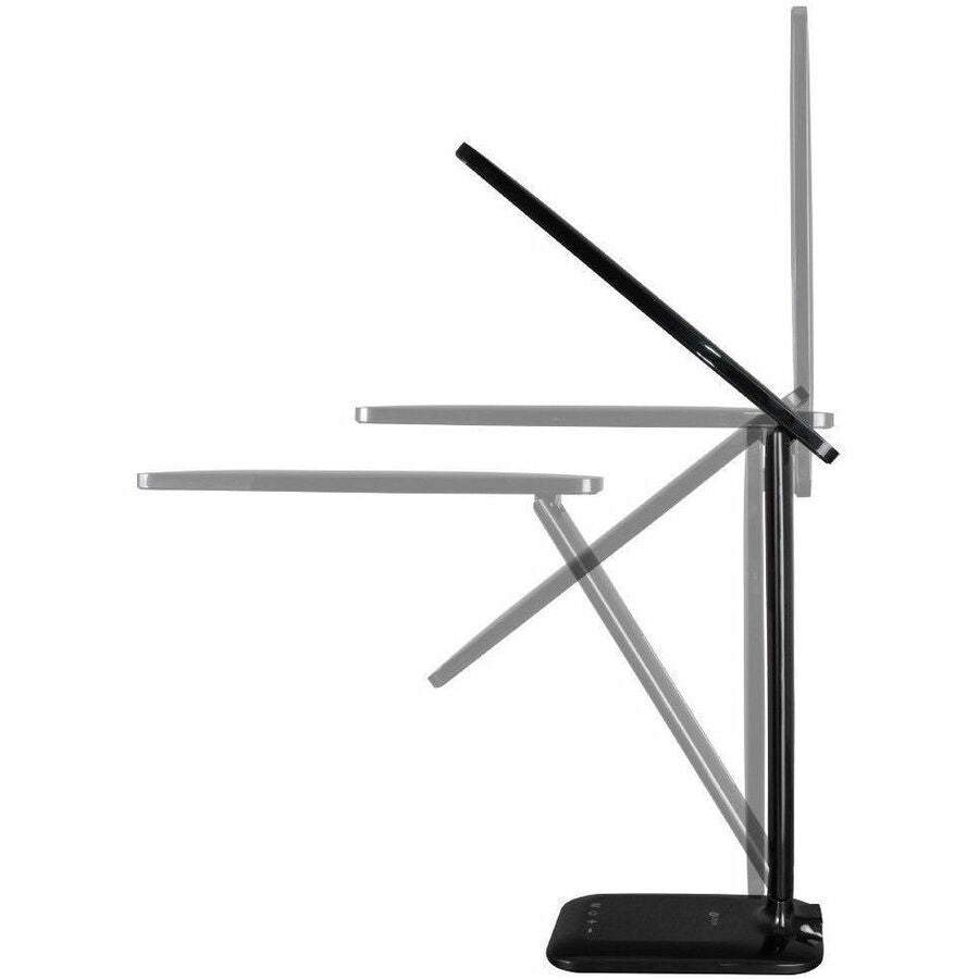 OttLite Slimline LED Desk Lamp, 1 Each, Black, Desk Mountable, Color Changing Mode, Adjustable Brightness, ClearSun LED, Touch Sensitive Control Panel, Adjustable Height & Shade, Color Temperature Setting