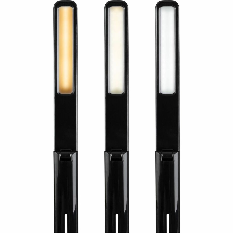 OttLite Slimline LED Desk Lamp, 1 Each, Black, Desk Mountable, Color Changing Mode, Adjustable Brightness, ClearSun LED, Touch Sensitive Control Panel, Adjustable Height & Shade, Color Temperature Setting