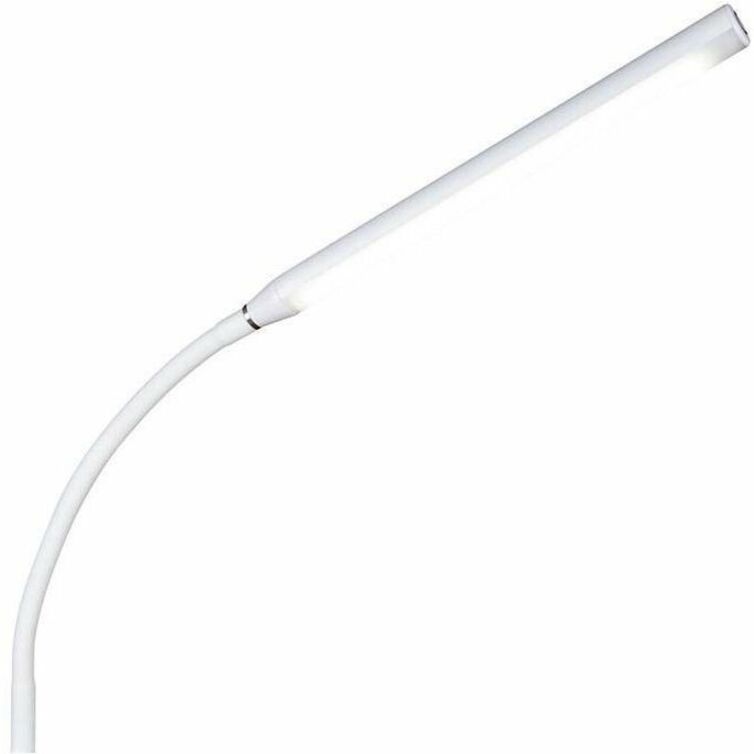 OttLite Extended Reach LED Desk Lamp, 1 Each, White, Flexible Neck, ClearSun LED, Touch-activated, Adjustable Brightness, Glare-free Light, Desk Mountable