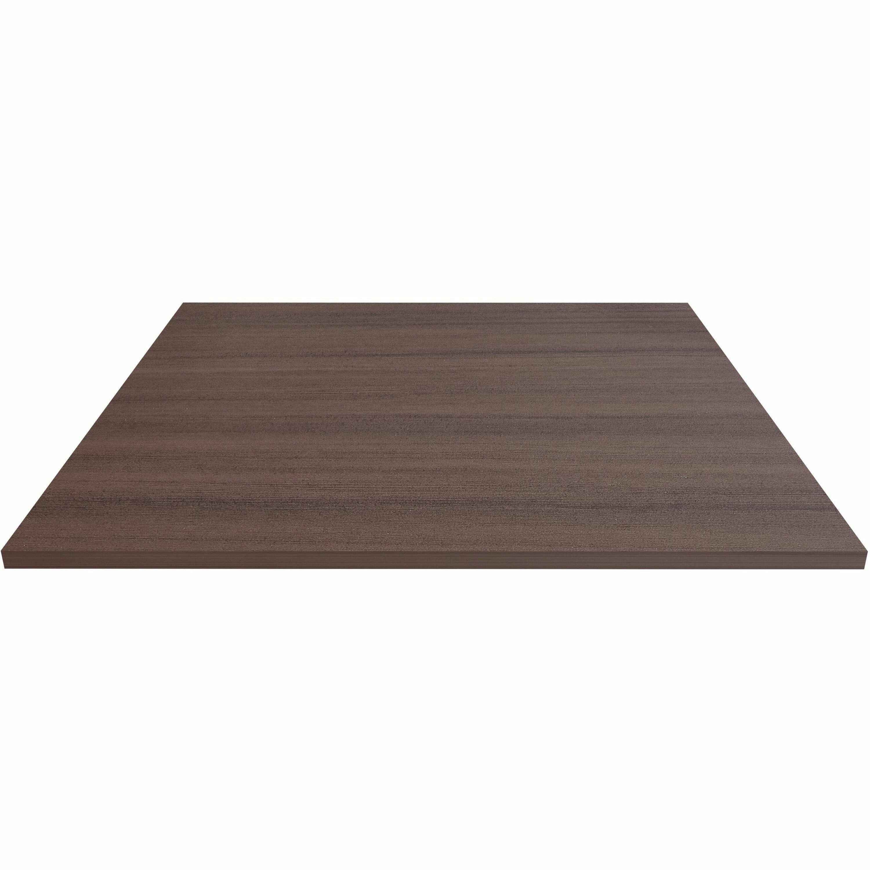 Lorell Essentials Round Tabletop, 42" x 42" x 1", Band Edge, Espresso Finish, 1 Each
