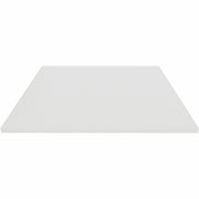 Lorell Essentials Hospitality/Conference Tabletop, Square, 36" x 36" x 1", White Laminate with Band Edge, 1 Each