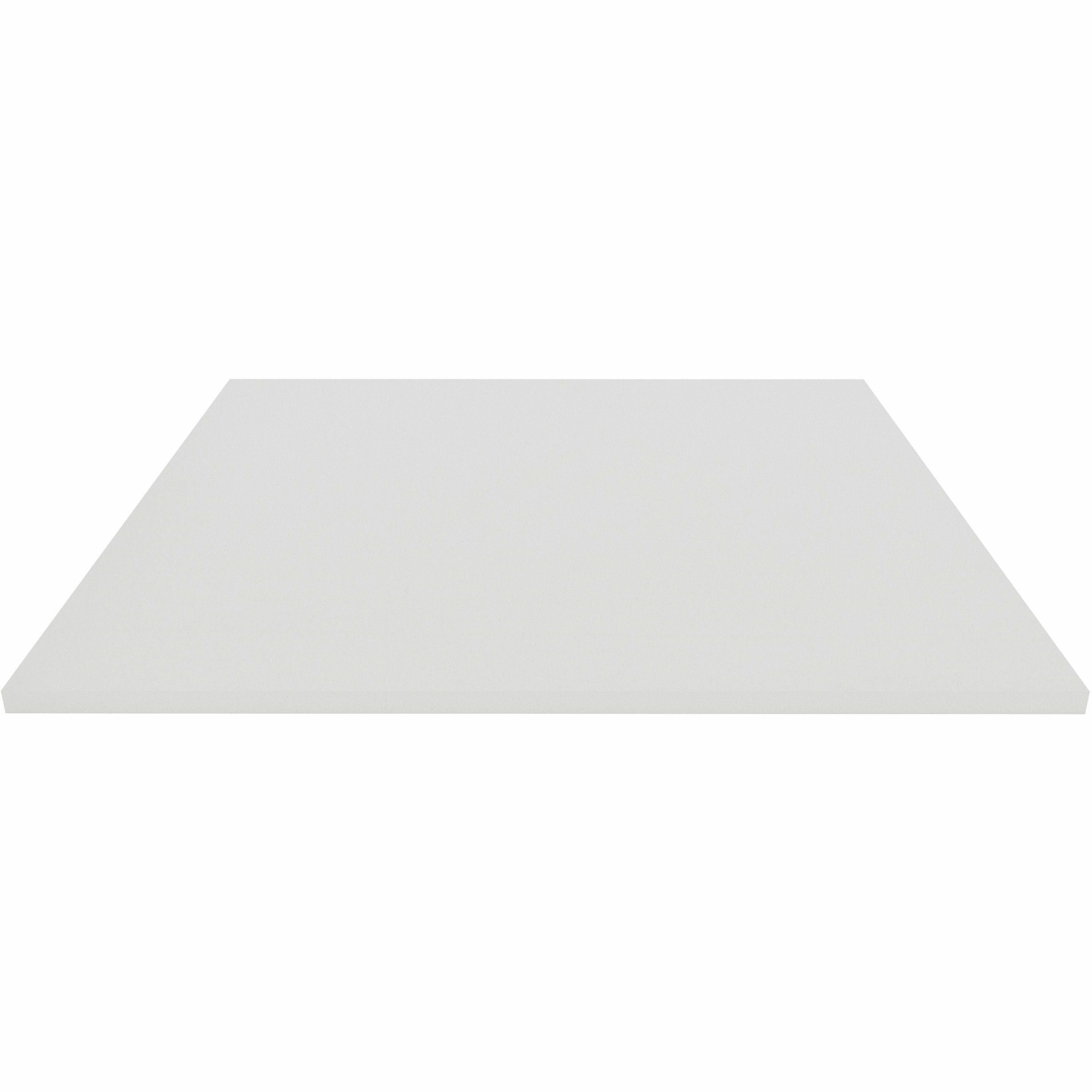 Lorell Essentials Round White Laminate Tabletop, 42" Diameter x 1" Thick, Band Edge, 1 Each