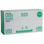 Remcoda Powder-Free Latex Gloves, Medium, 4 mil Thickness, Off White, Latex, Comfortable, Excellent Grip, 100/Box