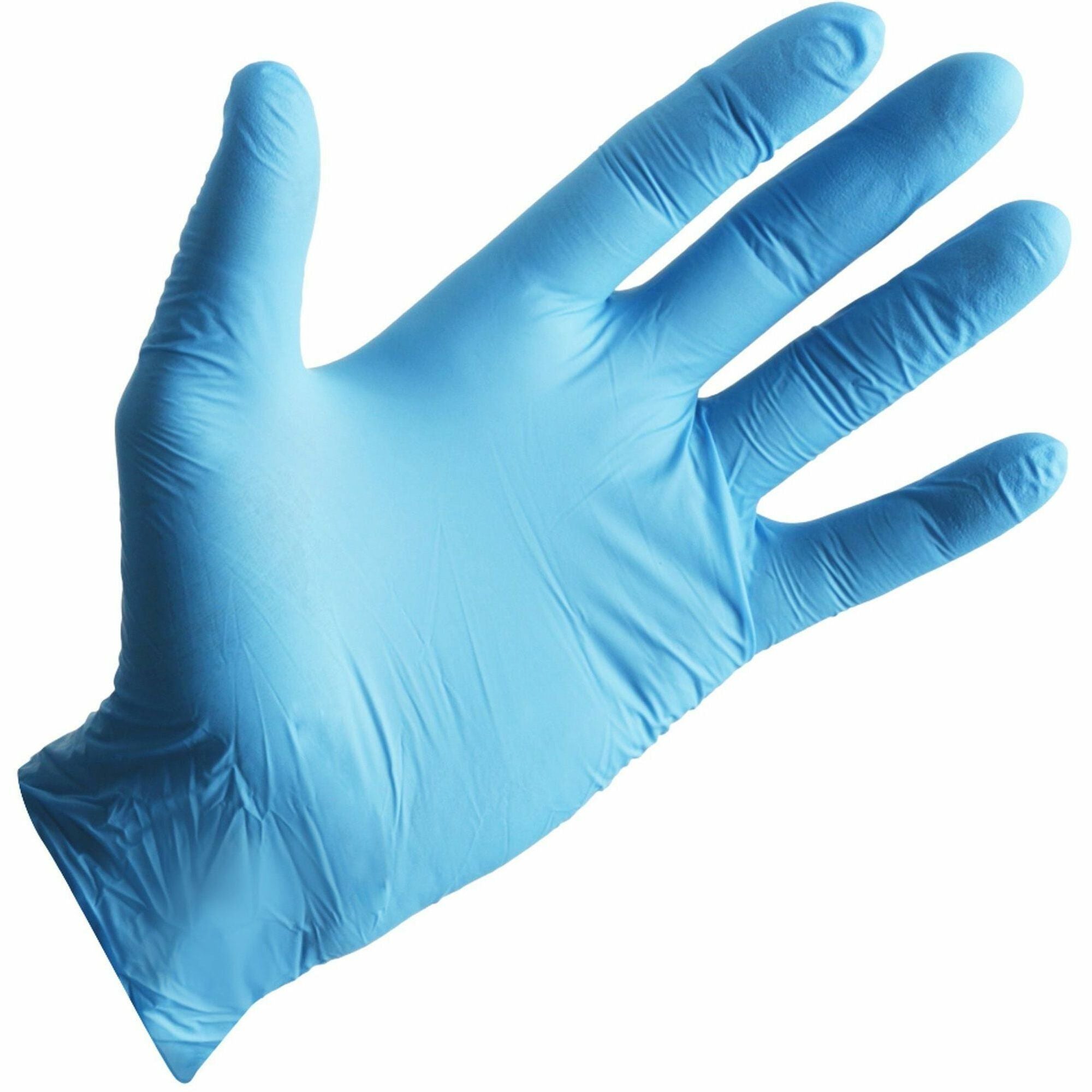 Remcoda Nitrile Exam Gloves, Large, 5 mil, Blue, Powder-Free, Comfortable, High Tactile Sensitivity, 100 Gloves per Box