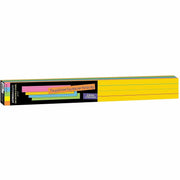 Astrobrights Ruled Handwriting Strips, Assorted Colors, 3" x 24", 100 Pack