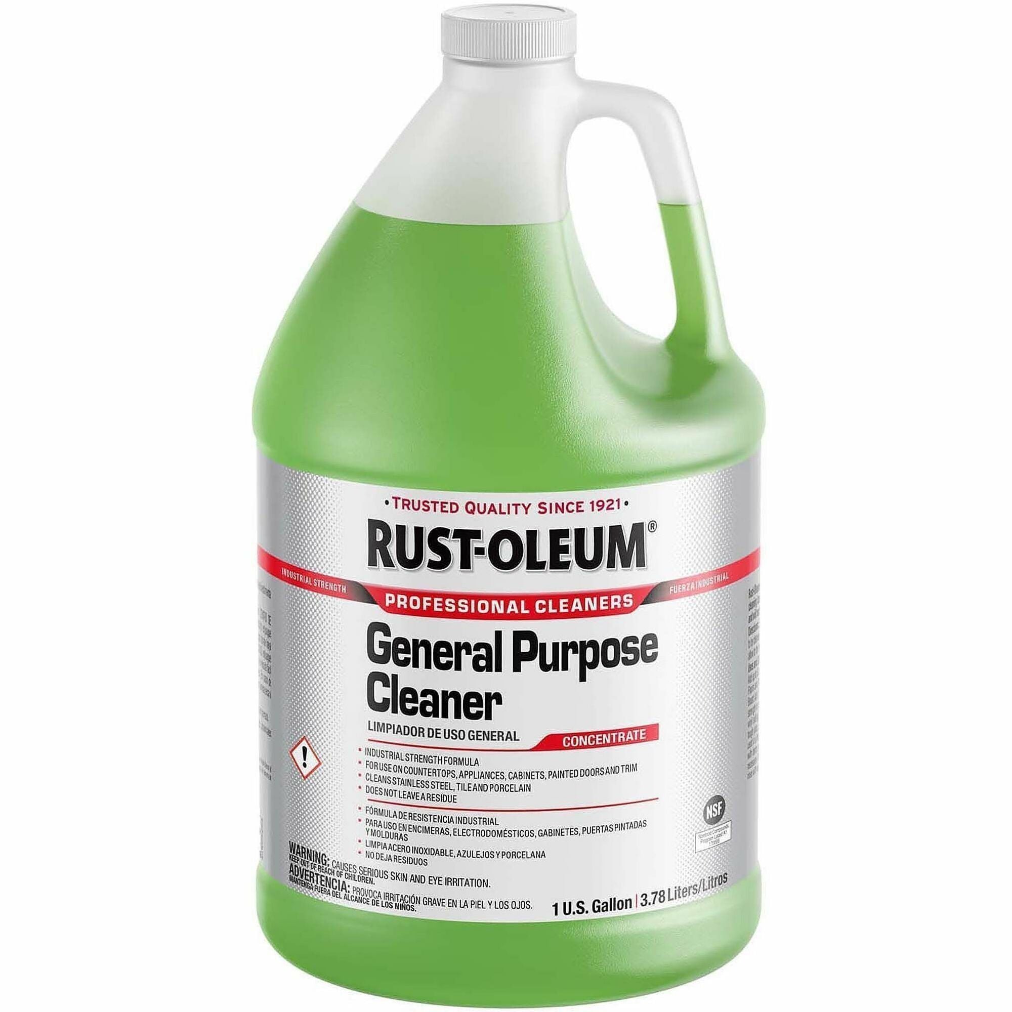 Rust-Oleum General-Purpose Concentrate Cleaner, 128 fl oz (4 quart), Mild Scent, Clear, 1 Each