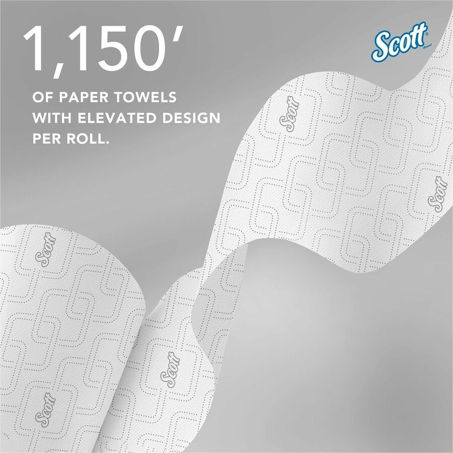 1 Ply - 1 3/4" Core - White - Paper - 6 / Case