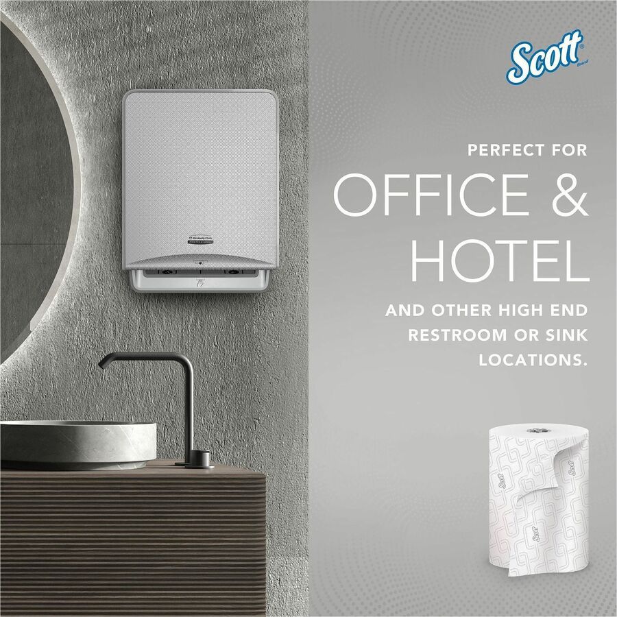 1 Ply - 1 3/4" Core - White - Paper - 6 / Case