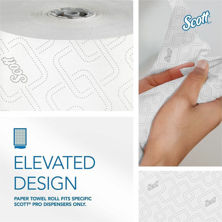 1 Ply - 1 3/4" Core - White - Paper - 6 / Case