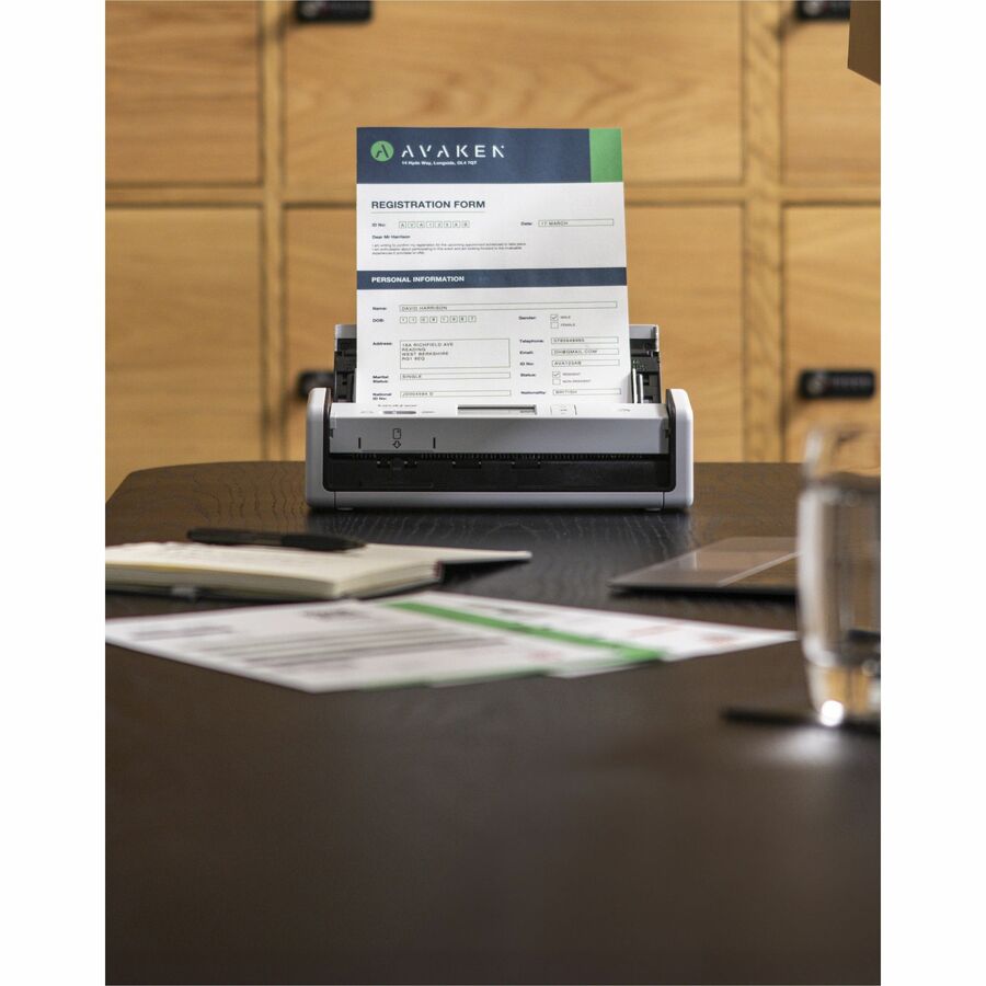 Brother ADS-1800W Sheetfed Scanner - 600 dpi Optical - White