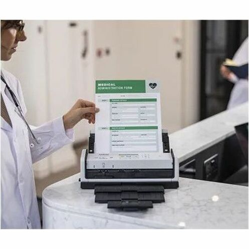 Brother ADS-1800W Sheetfed Scanner - 600 dpi Optical - White