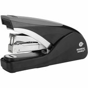 Business Source Full-strip Effortless Stapler, Staples Up to 25 Sheets, Holds 210 Staples, Front Loading, Black, 1 Each