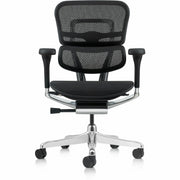 Eurotech ErgoHuman Gen2 Executive All-Mesh Chair, Black, Fiber Polymer Composite Frame, 5-Star Base, Adjustable Armrests, 1 Each