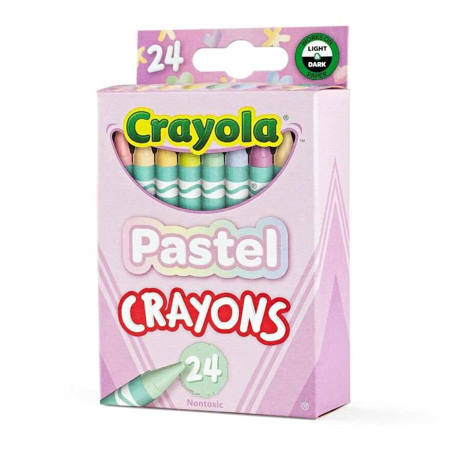 Crayola Regular Size Crayon Sets - Regular - For All Ages - Pastel - 1 Each