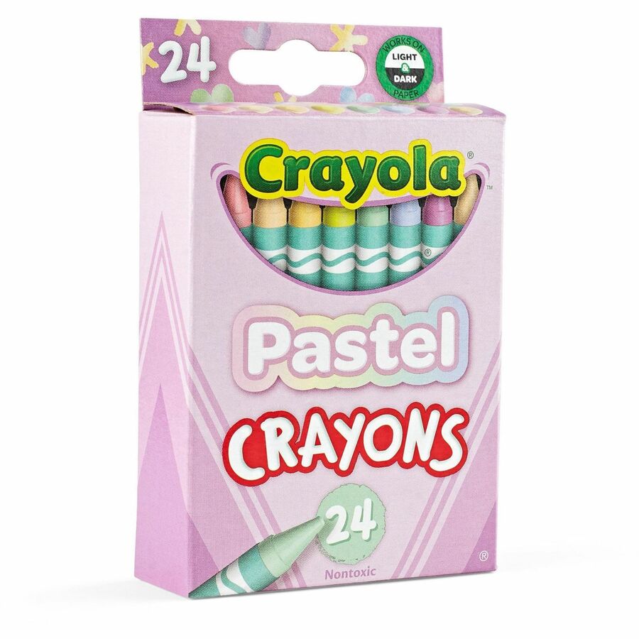 Crayola Regular Size Crayon Sets - Regular - For All Ages - Pastel - 1 Each