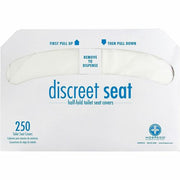 Half-fold - For Public Toilet - White - Fiber - 250/Pack - 20 / Carton