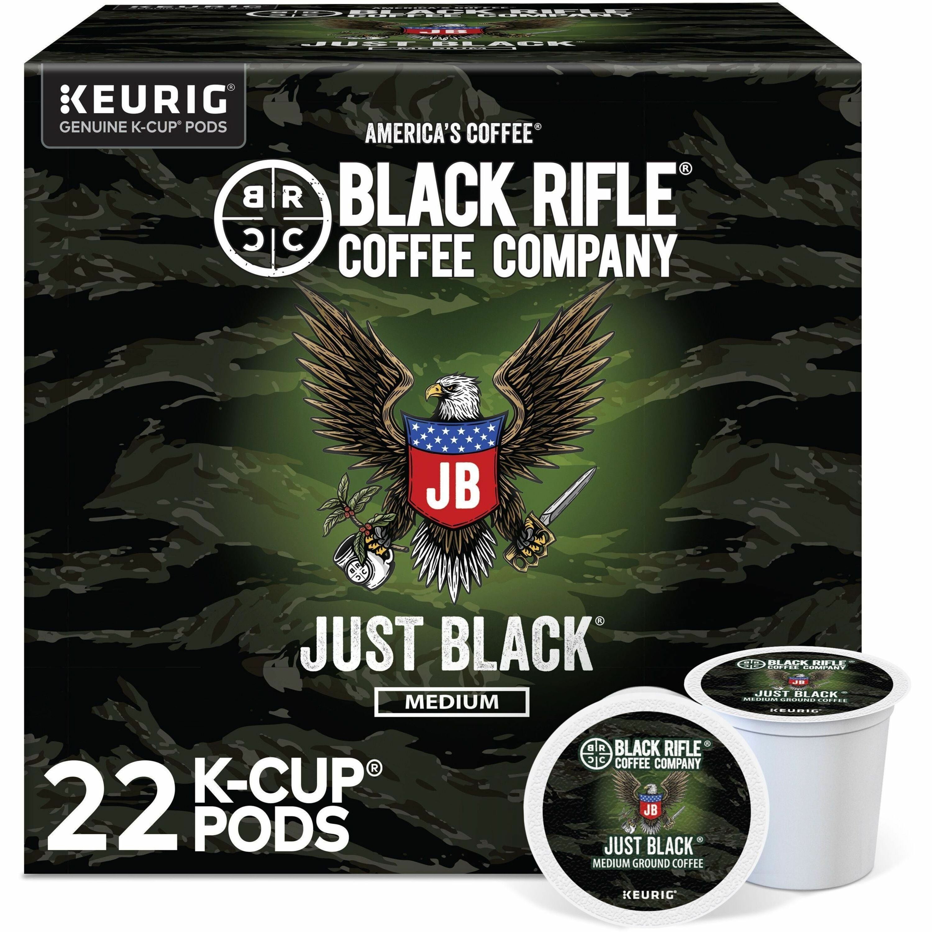 Compatible with Keurig K-Cup Brewer - Medium - K-Cup - Just Black - Kosher - 22 / Box
