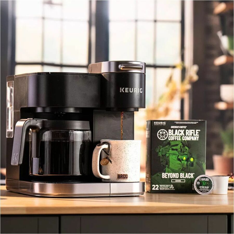 Compatible with Keurig Brewer - Dark - 22 K-Cup - K-Cup, Pod - Beyond Black - Kosher - 4 / Carton