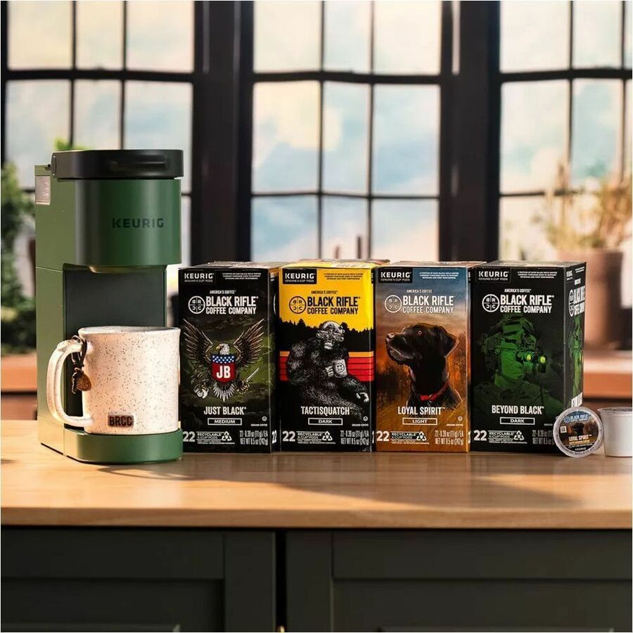 Compatible with Keurig Brewer - Dark - 22 K-Cup - K-Cup, Pod - Beyond Black - Kosher - 4 / Carton