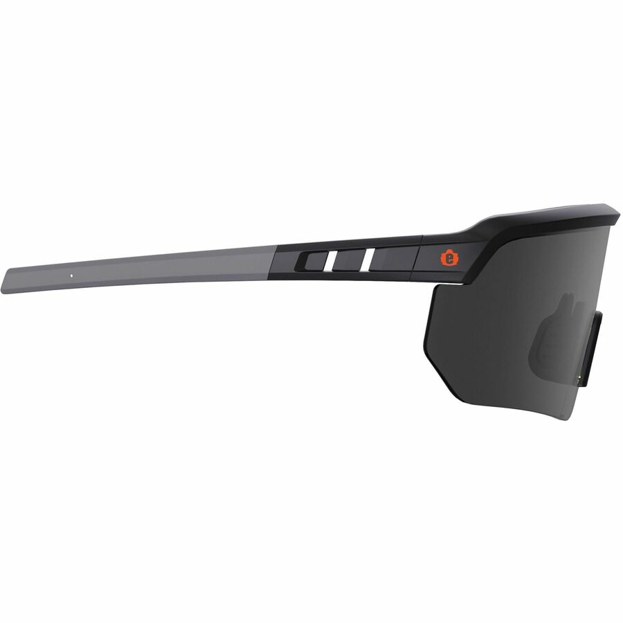 Ergodyne Skullerz AEGIR Polarized Anti-Fog Safety Glasses, Smoke Lens, Matte Black Frame, Anti-scratch, Lightweight, Non-slip, Impact Resistant, Vented, 1 Each