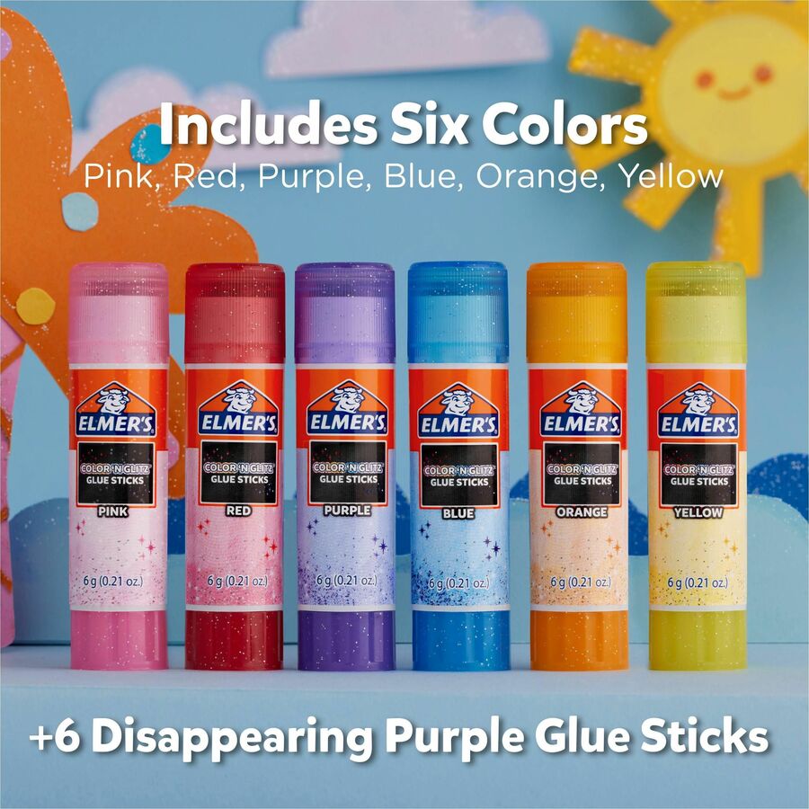 Elmer's Color 'N Glitz Glue Sticks