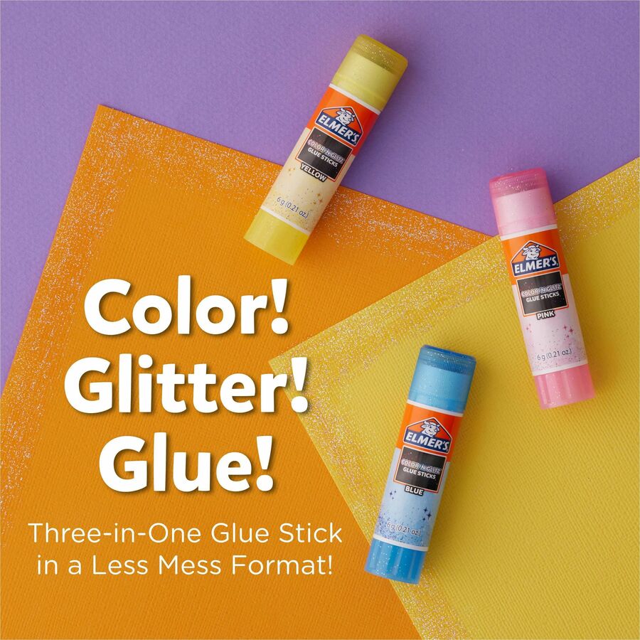 Elmer's Color 'N Glitz Glue Sticks