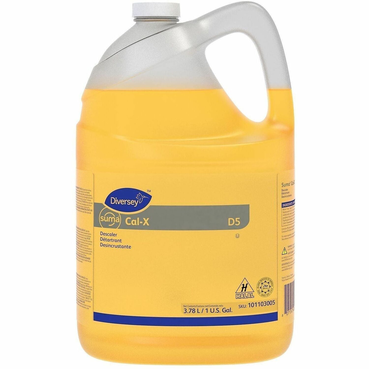 For Multipurpose - Concentrate - Liquid - 128 fl oz (4 quart) - 0.5 to 0.9 pH - Acidic Scent - Kosher - Clear Red - 4 / Carton