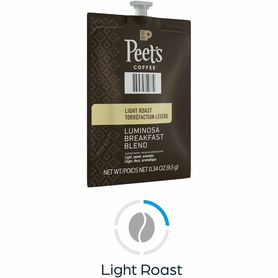 Compatible with Flavia - Hot Coffee - Light - Freshpack - Colombia Luminosa, Breakfast Blend - Kosher - 76 / Carton