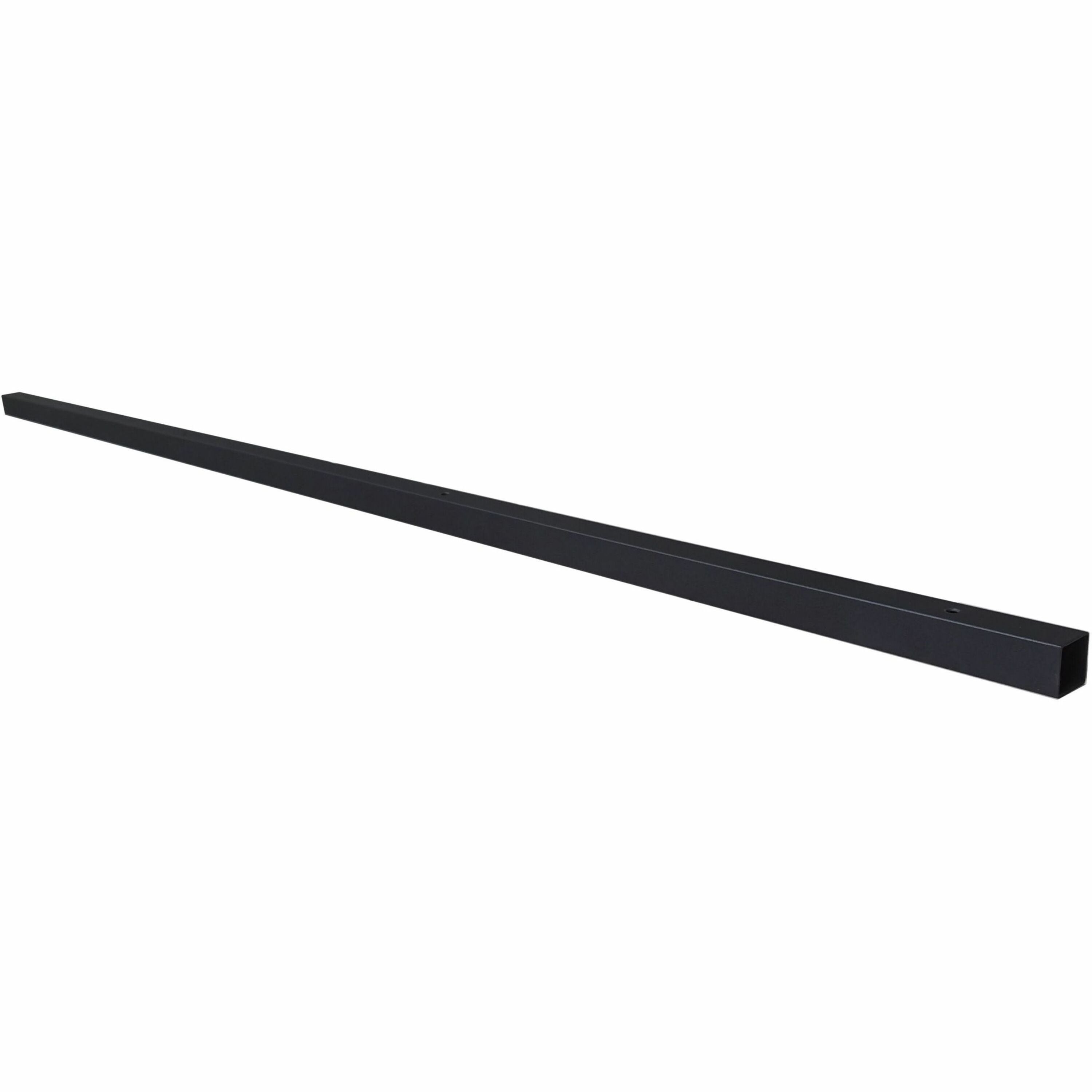 Lorell Invent Training Table Component, Steel, Black, 54" W x 1" D x 1" H x 1" Dia, Powder Coated, Durable, Sturdy, Reinforced, 1 Each