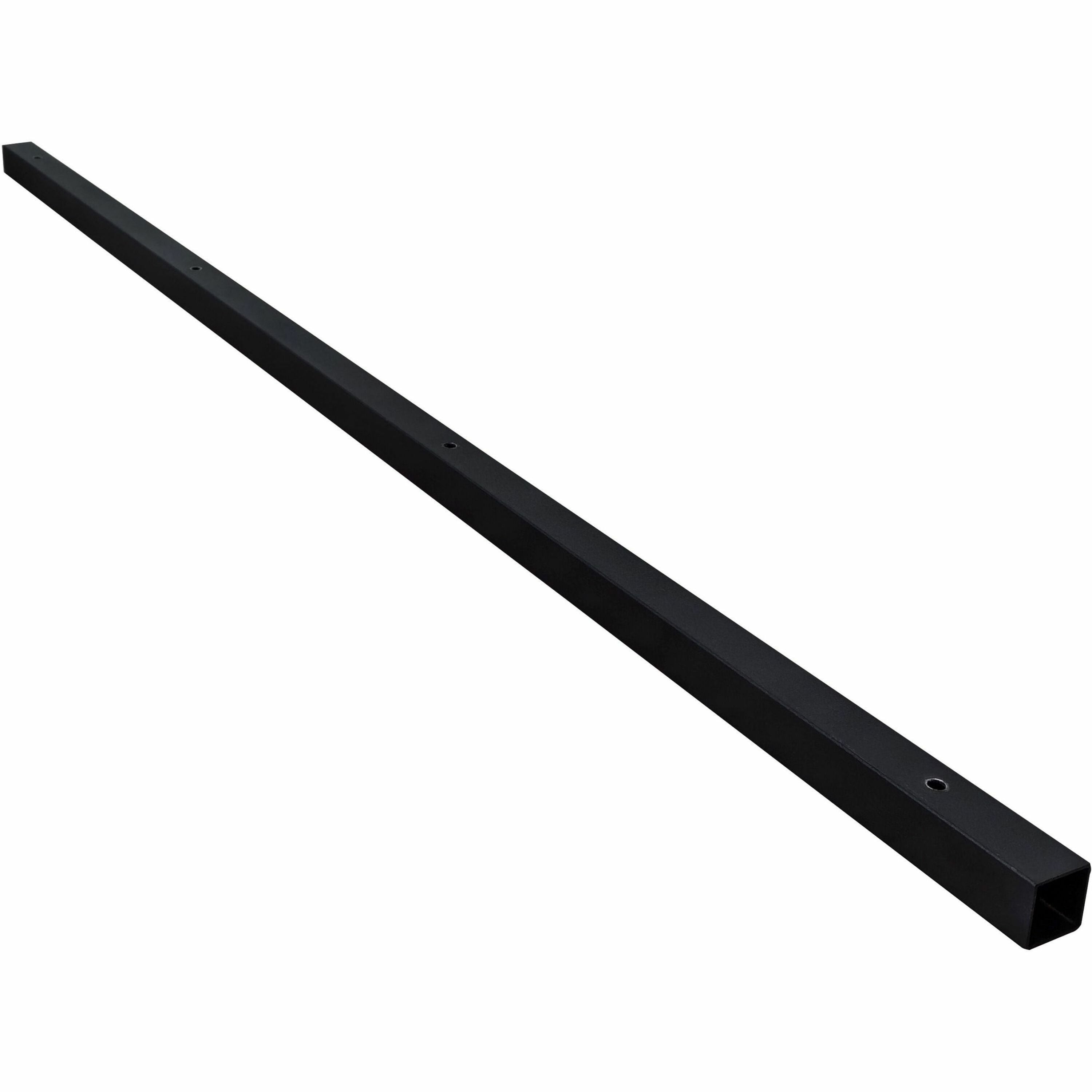 Lorell Invent Training Table Support Bar, Steel, Black, 42" W x 1" D x 1" H x 1" Dia, 1 Each