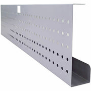 Lorell Invent Training Table Modesty Panel, Steel, Silver, 42" W x 3" D x 10" H x 39.37 mil Thick, 1 Each