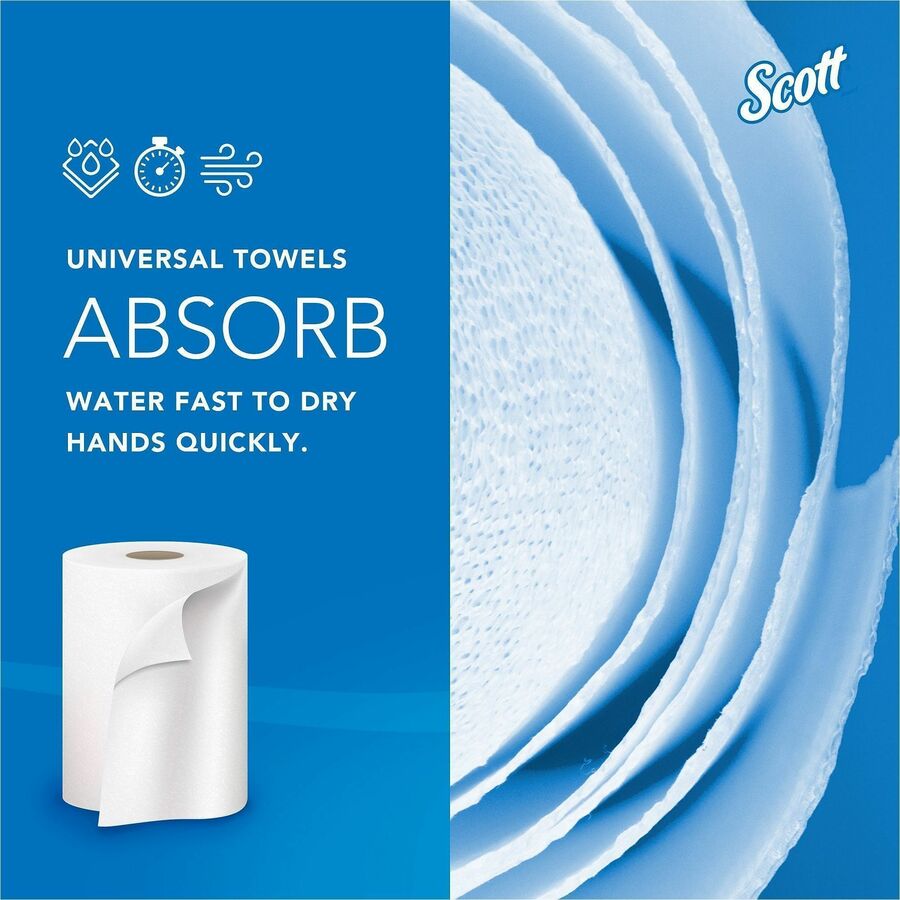 1 1/2" Core - White - Fiber - 6 / Carton