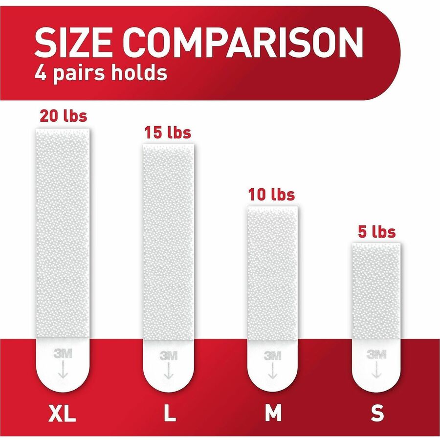 19.84 lb (9 kg) Capacity - for Apartment, Art, Board, Clock, Concrete, Decoration, Dorm, Frame, Home, Mirror, Office, ... - White - 1 Pack