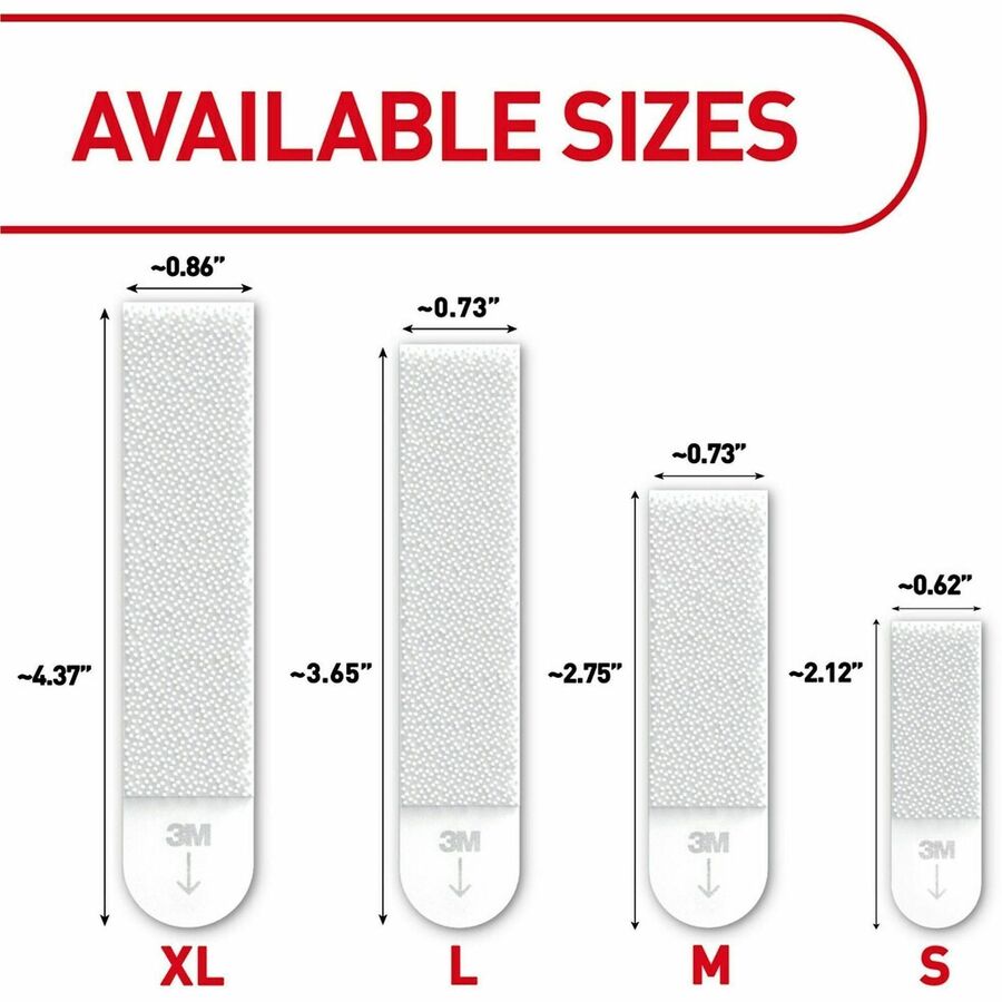 19.84 lb (9 kg) Capacity - for Apartment, Art, Board, Clock, Concrete, Decoration, Dorm, Frame, Home, Mirror, Office, ... - White - 1 Pack