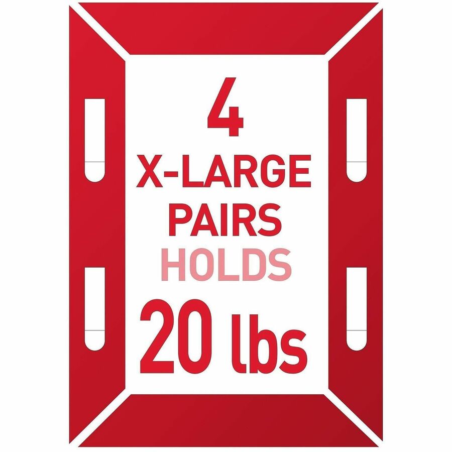 19.84 lb (9 kg) Capacity - for Apartment, Art, Board, Clock, Concrete, Decoration, Dorm, Frame, Home, Mirror, Office, ... - White - 1 Pack