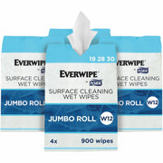For Multipurpose - Wipe - 6" Length x 8" Width - Deodorize, Disposable, pH Balanced - White - 900 Sheets - 4 Bucket