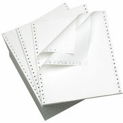 9 1/2" x 11" - 20 lb Basis Weight - Sustainable Forestry Initiative (SFI) - Carbonless, Acid-free, Chlorine-free, Break-free, Perforated, Removable Edge - White - 2700 / Case